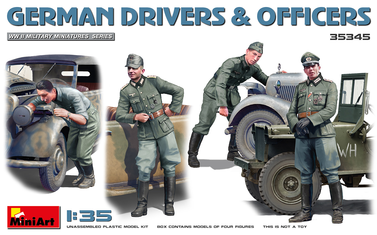 MiniArt German Drivers & Officers 1/35