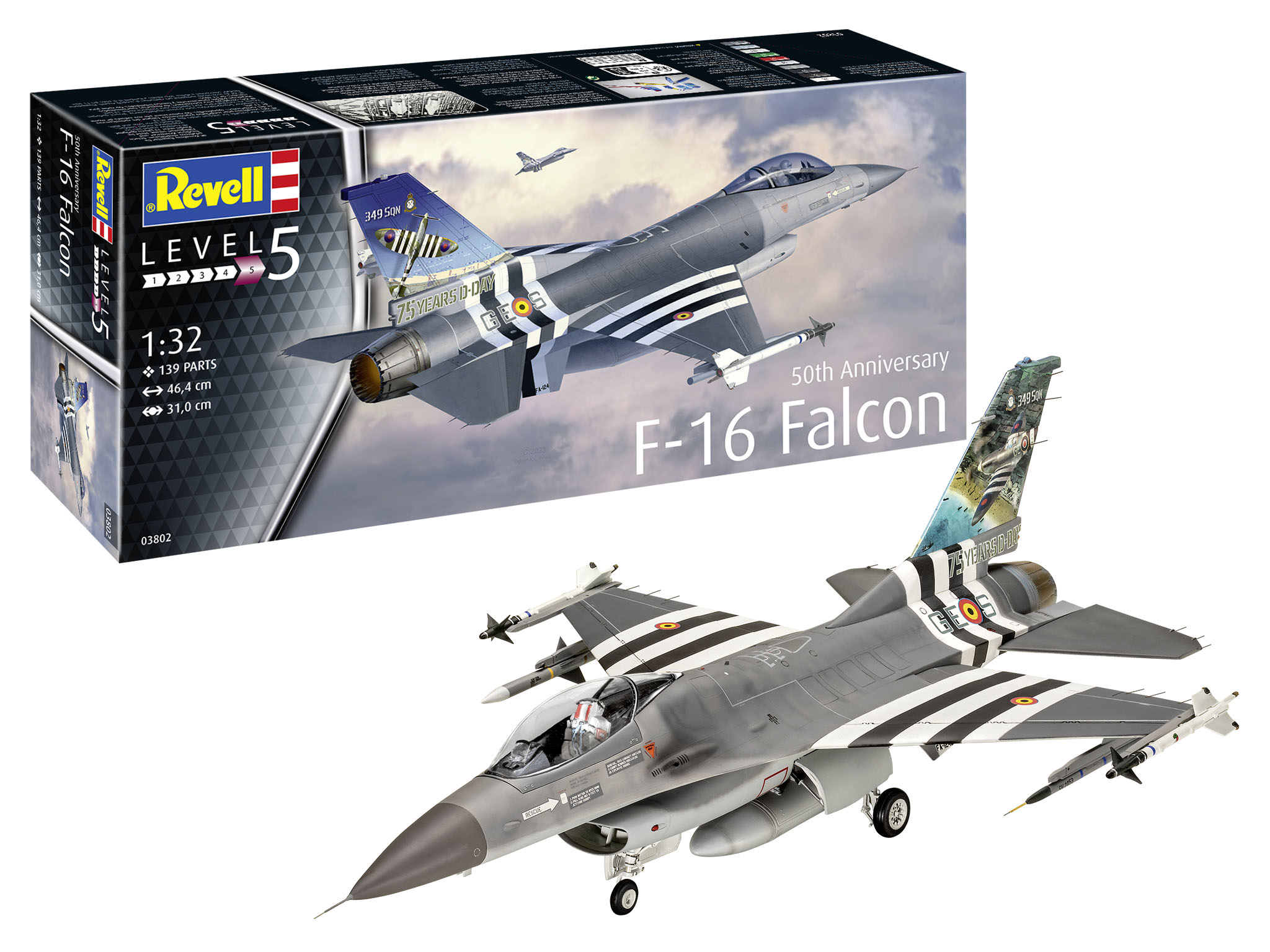 Revell F-16 Falcon 50th Anniversary 1/32