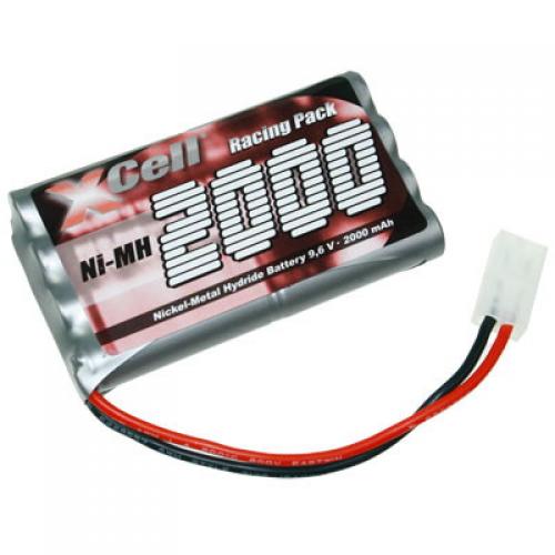 Xcell 9.6 Volt 2000mAh NiMH Accu Tamiya Stekker