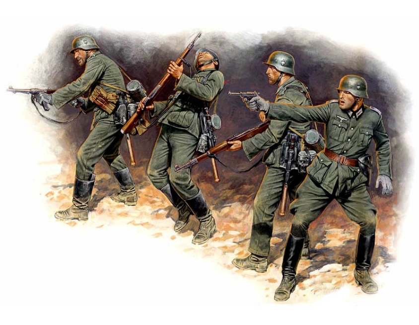 Master Box LTD German Infantry in action 1941-1942 1/35