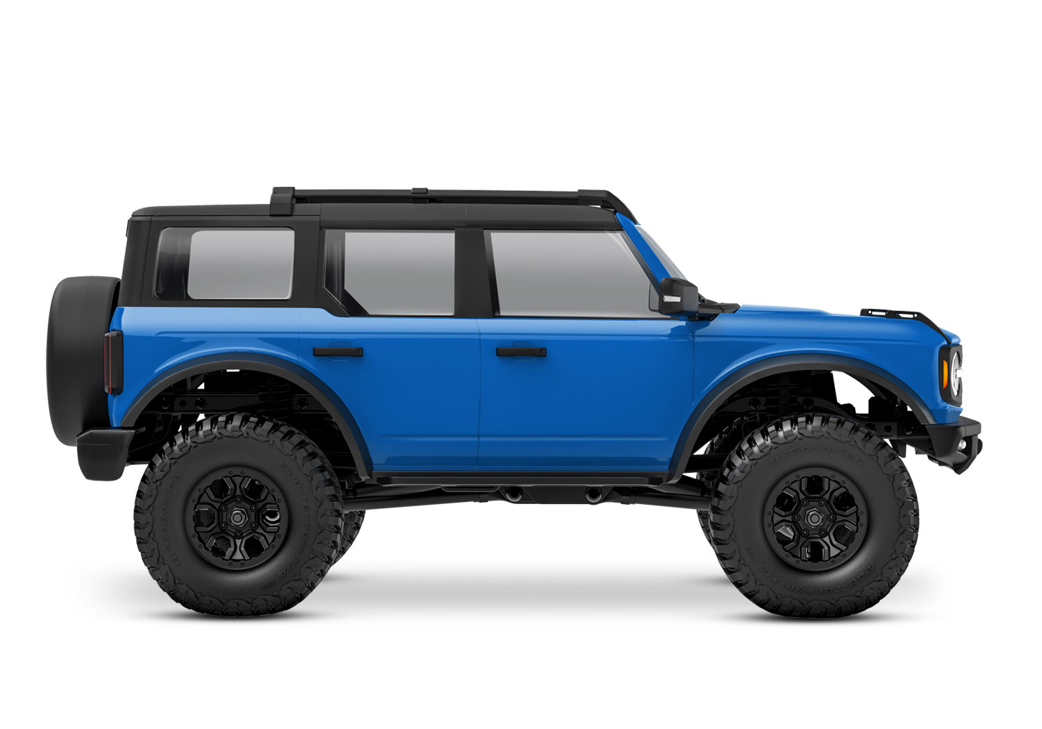 Traxxas TRX-4M Bronco 4WD Electric Scale and Trail Crawler with TQ 1/18 Blue