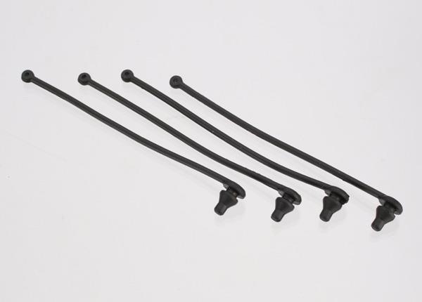 Traxxas Body clip retainer black (4)