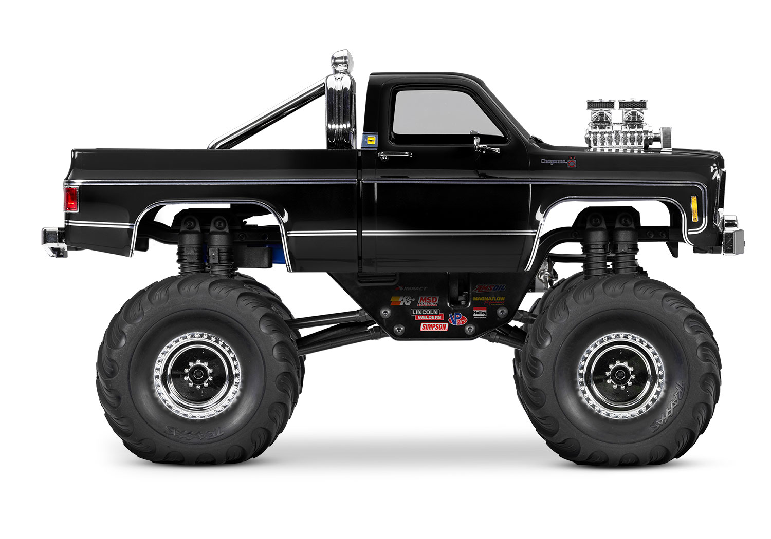 Traxxas TRX-4MT Chevrolet K10 Monster Truck 4WD Electric with TQ 1/18 Black