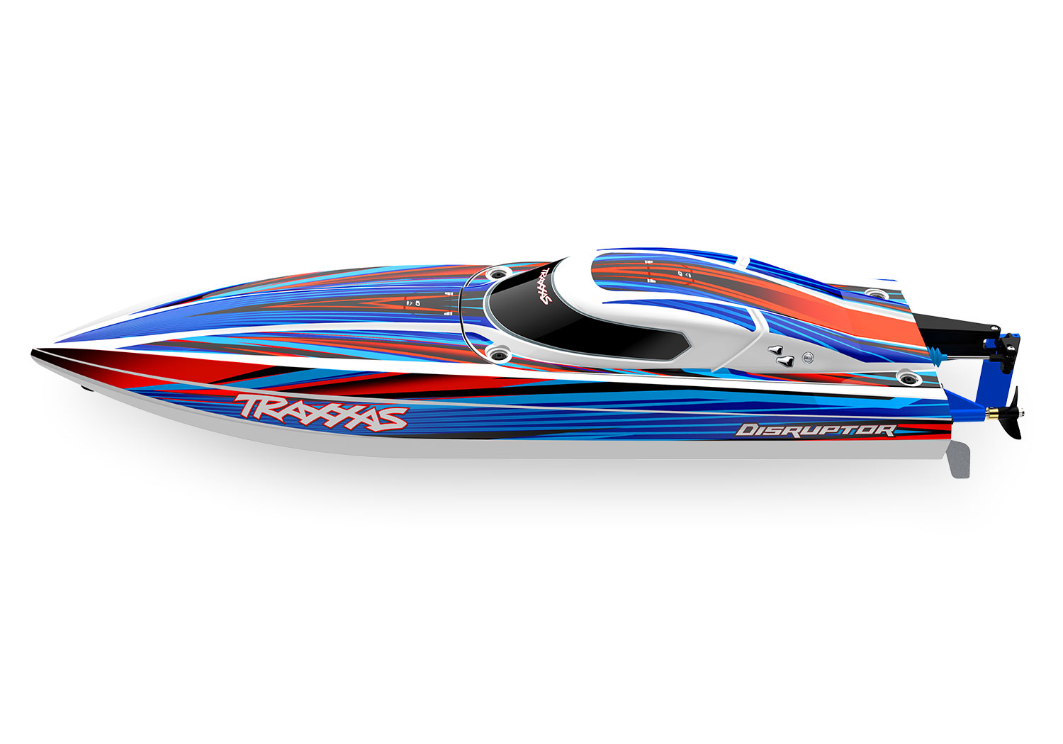 Traxxas Disruptor 4S 40+ MPH High-Performance Boat Blue