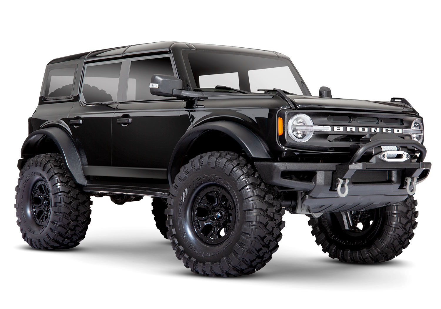 Traxxas 2021 Ford Bronco TRX-4  4WD Scale and Trail Crawler Fully-Assembled 1/10 - Black