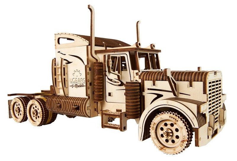 U-Gears Heavy Boy Truck VM-03 mechanisch houten bouwpakket