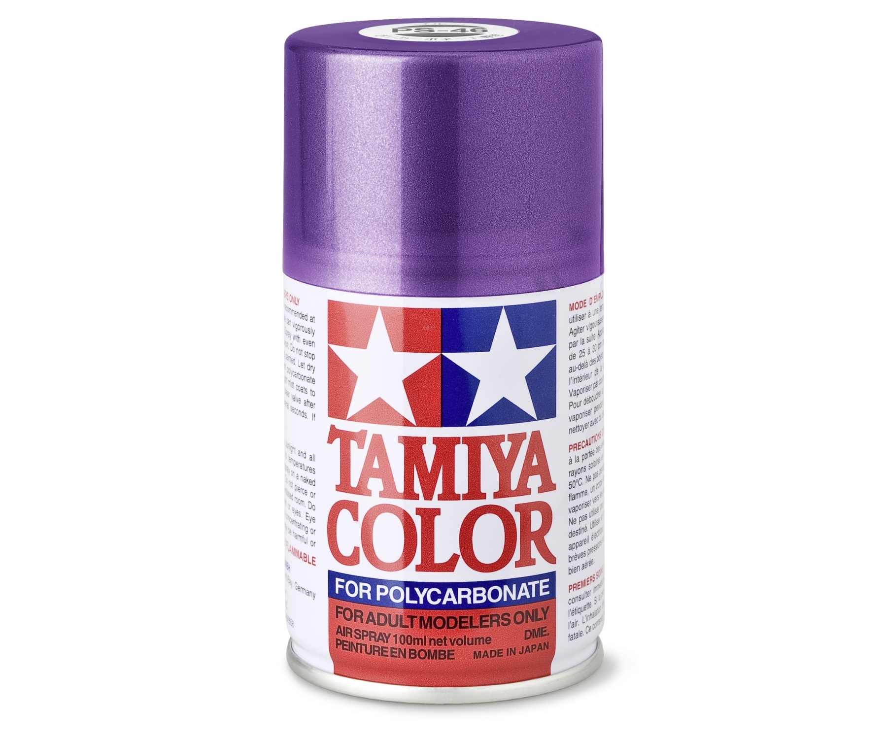 PS46 Spray Iridescent Purple/Green brillant 100ml Tamiya