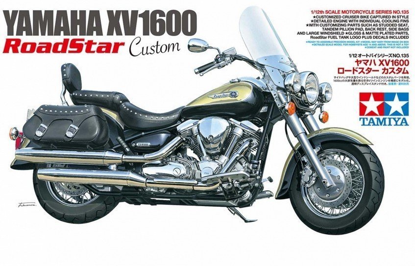 Tamiya Yamaha XV1600 RoadStar Custom 1/12