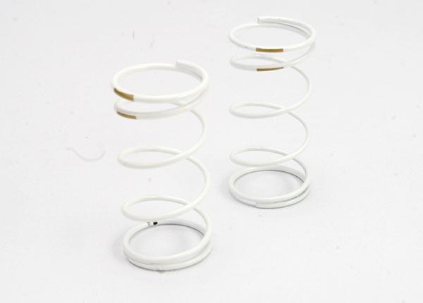 Traxxas Spring shock (white) (GTR) (front) (1.3 rate gold) (1 pair)