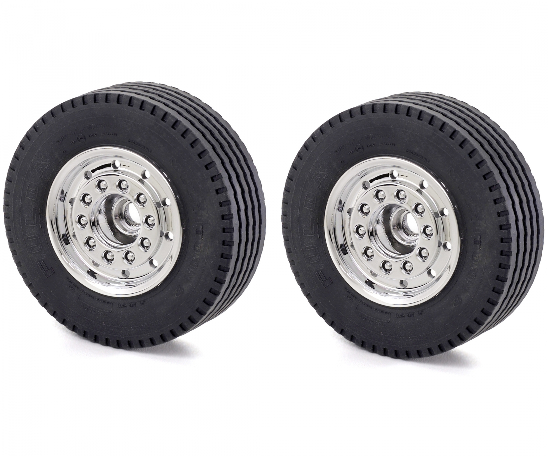 Carson Voorvelgen Breed voor Tamiya Truck Verchroomd Kunststof (2) 1/14