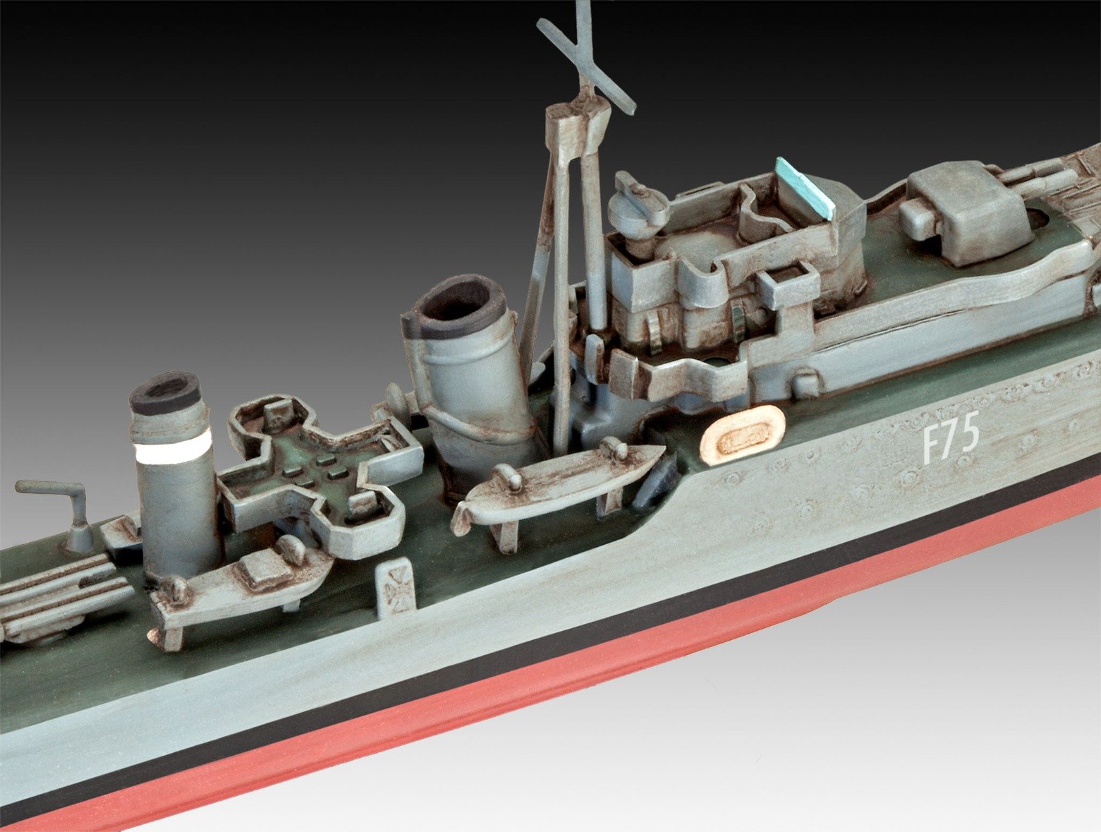 Revell Tribal Class Destroyer + HMS Ark Royal 1/720