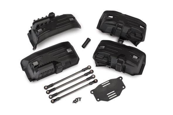 Traxxas Chassis conversion kit, TRX-4® (long to short wheelbase) (includes rear upper & lower suspension links, front & rear inner fenders, short female half shaft, battery tray, 3x8mm FCS (4))