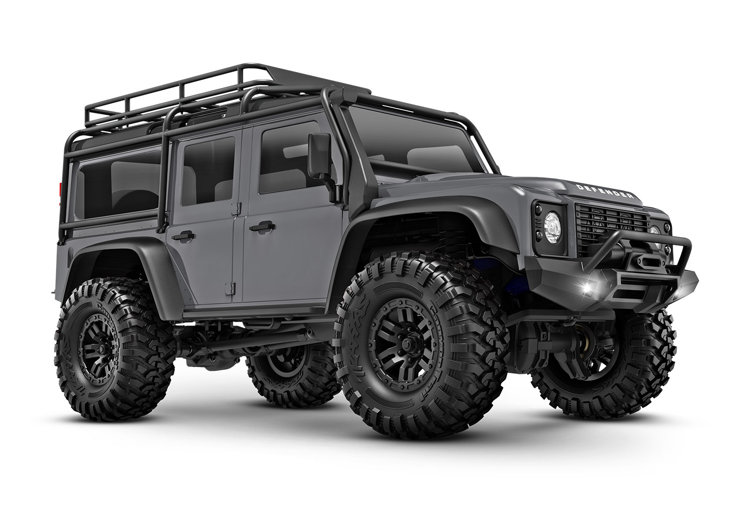 Traxxas TRX-4M Land Rover 4WD Electric Scale and Trail Crawler with TQ 1/18 Silver