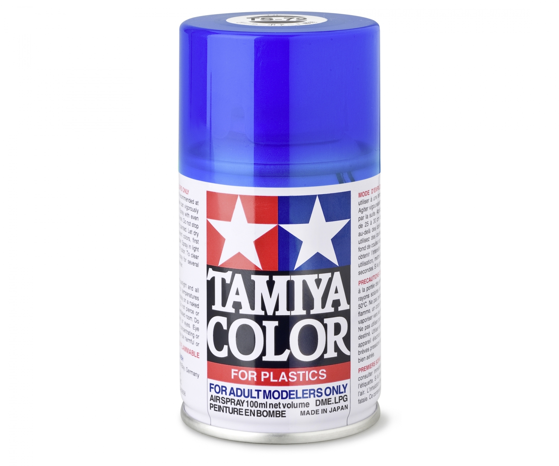 TS72 Spray Clear Blue transparent 100ml Tamiya