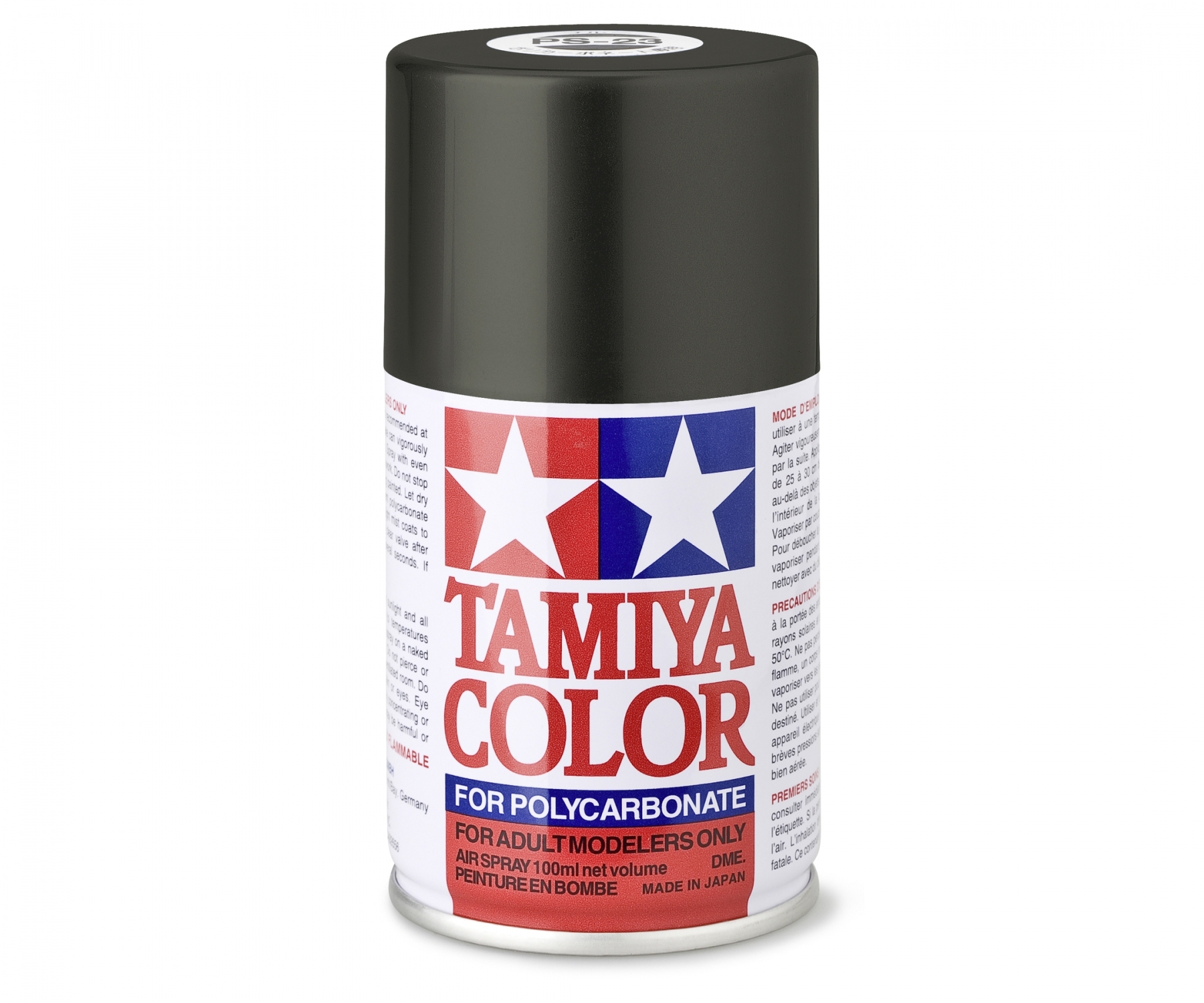 PS23 Spray Gun Metal brillant 100ml Tamiya