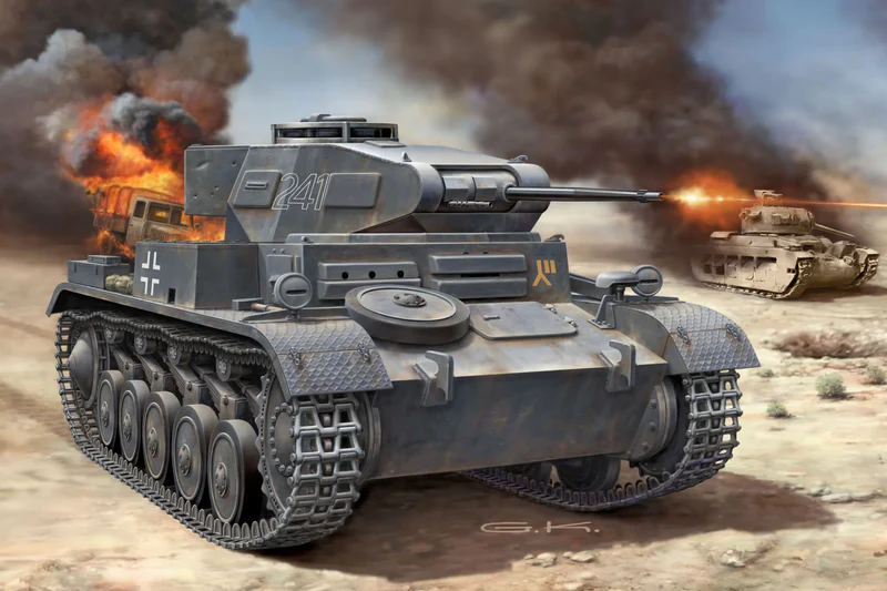 Revell PzKpfw II Ausf. F 1/76