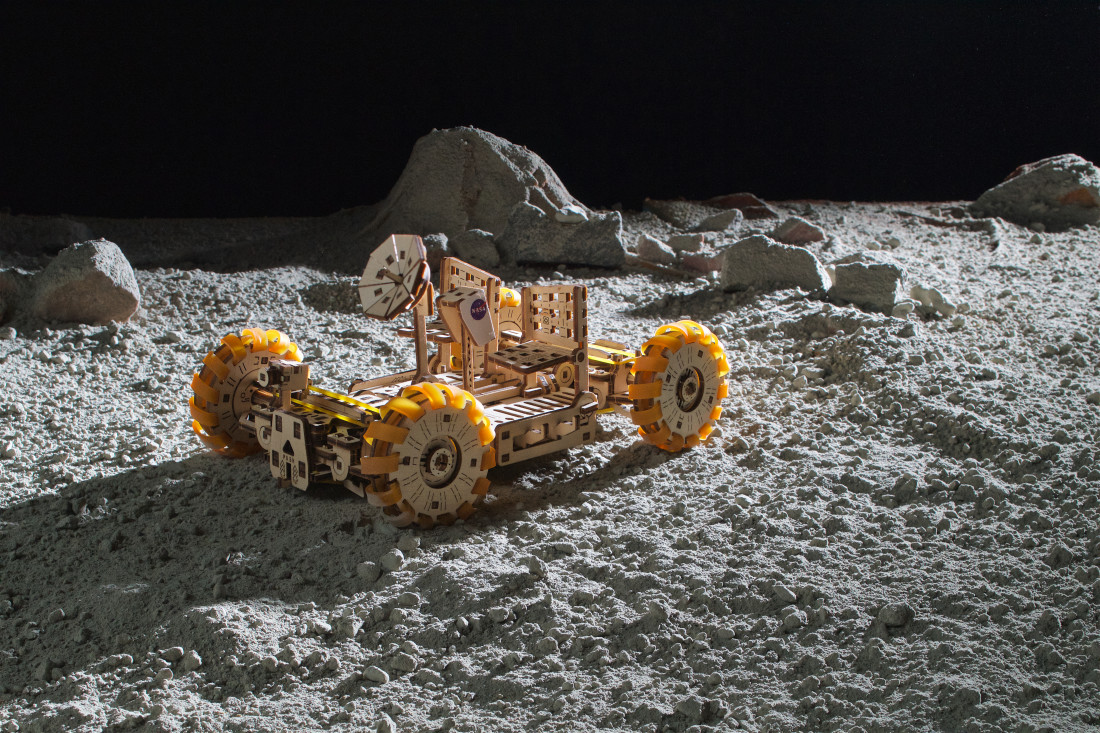 U-Gears NASA Lunar Rover mechanisch houten bouwpakket