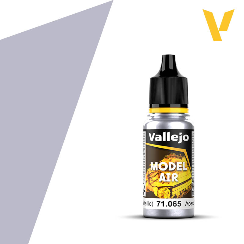 71065 Vallejo Steel Metallic Model Air 18ml