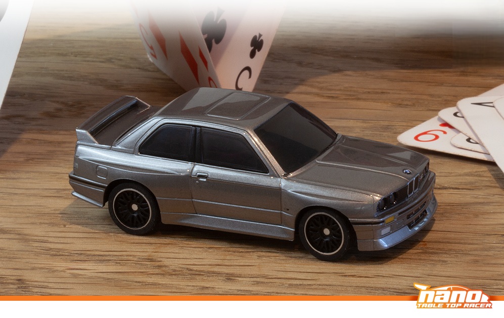 HPI Racing Nano-TTR 1989 BMW M3 E30 Ravaglia Dark Silver 1/64