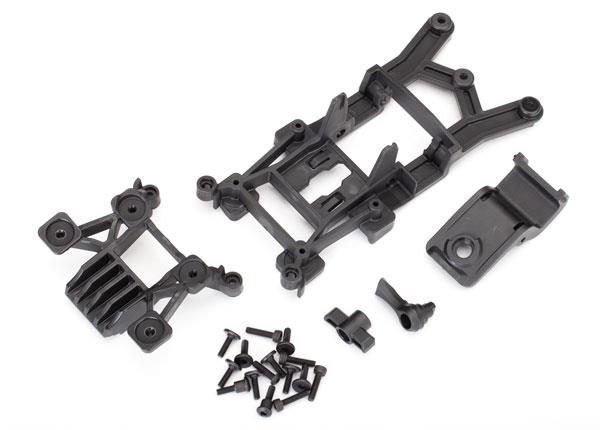 Traxxas Body mounts front & rear/ 3x12mm CS (4)