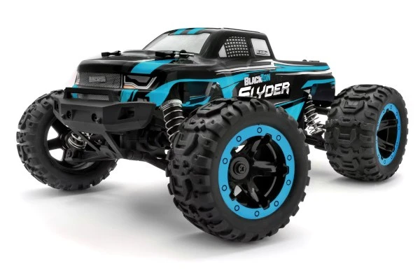 BlackZon Slyder MT 4WD Electric Monster Truck 1/16 Blue