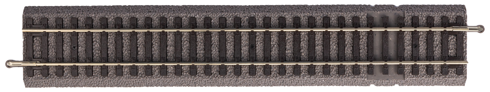 Piko A-Rails Recht voor aansluitclip 231mm met bedding H0