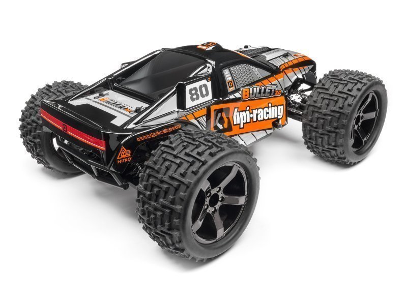 HPI Trimmed & Painted Bullet 3.0 ST Body (Black) w/Decals 1/10