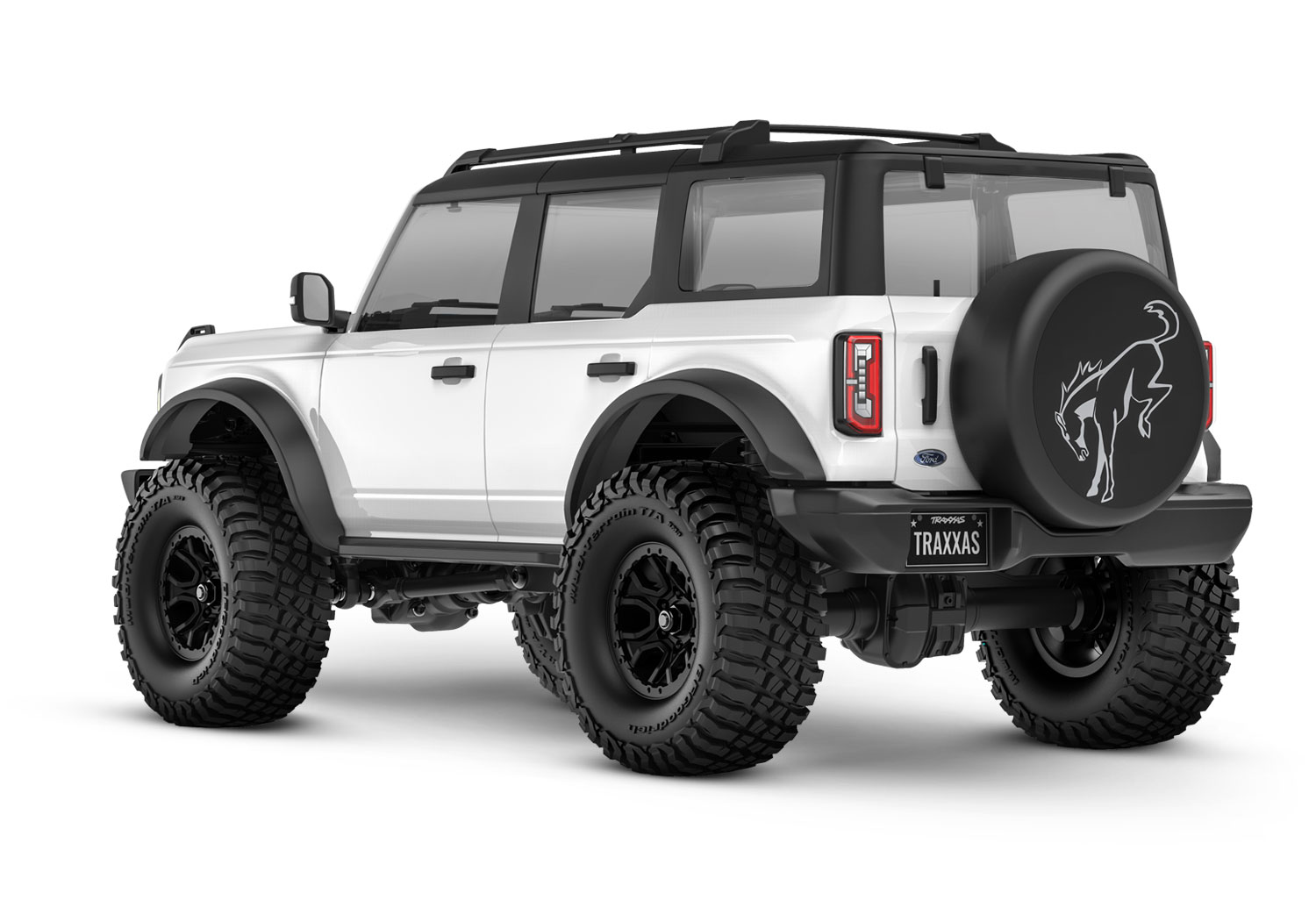 Traxxas TRX-4M Bronco 4WD Electric Scale and Trail Crawler with TQ 1/18 White