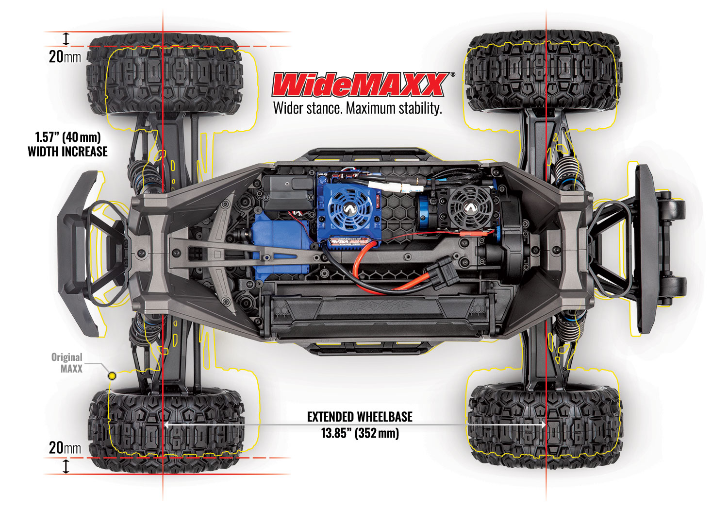 Traxxas Wide Maxx 4WD Brushless Electric Monster Truck VXL-4S TQi 1/8 - Green