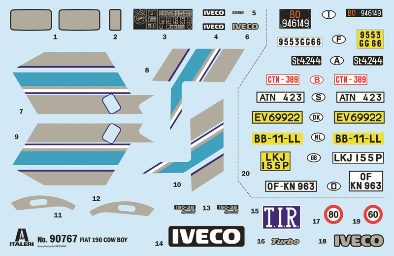 Italeri IVECO Cow-Boy 1/24