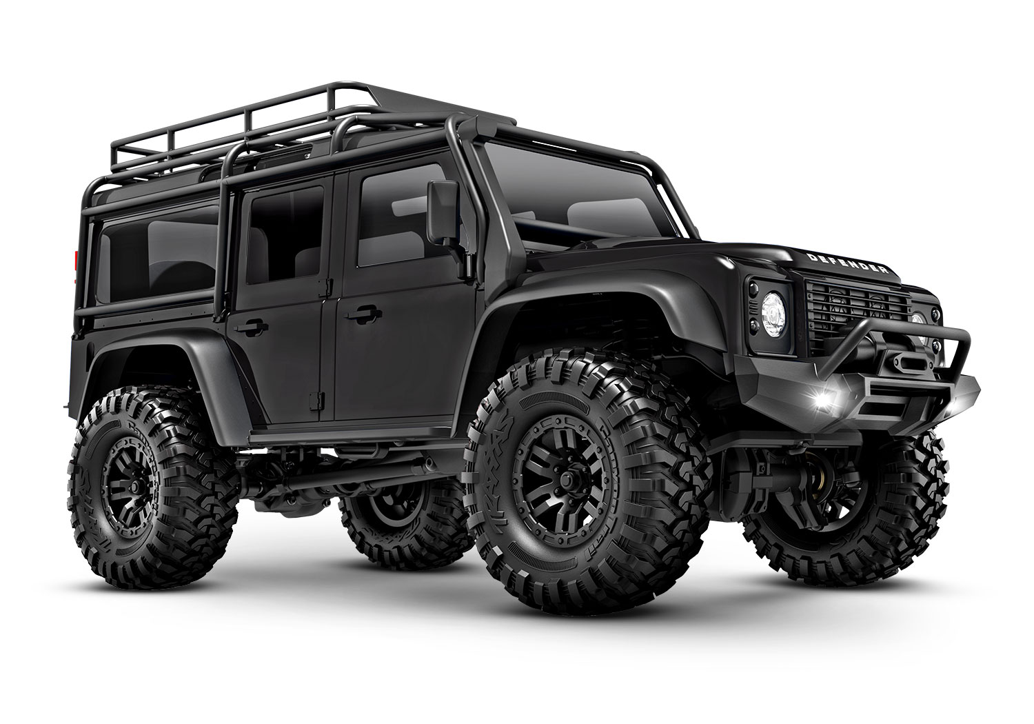 Traxxas TRX-4M Land Rover 4WD Electric Scale and Trail Crawler with TQ 1/18 Black