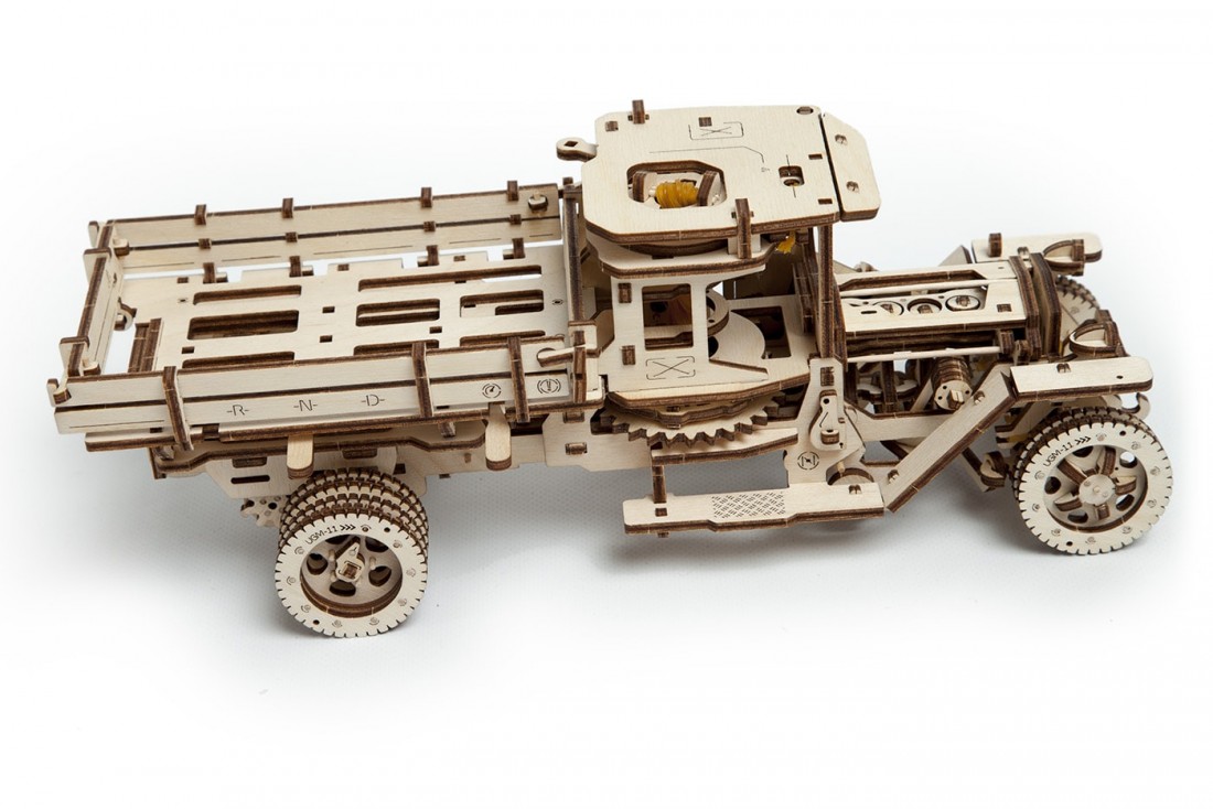U-Gears Truck UGM-11 mechanisch houten bouwpakket
