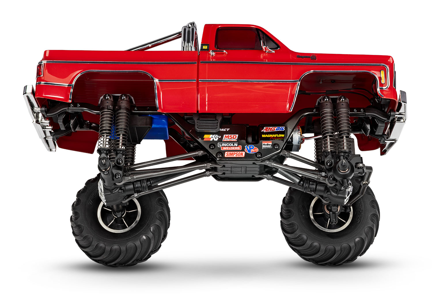 Traxxas TRX-4MT Chevrolet K10 Monster Truck 4WD Electric with TQ 1/18 Red