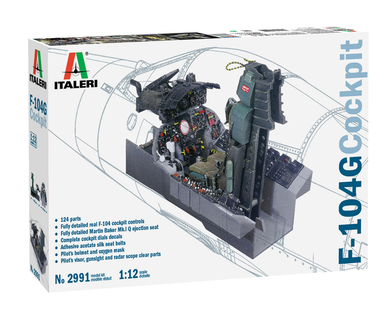 Italeri F-104G Cockpit 1/12