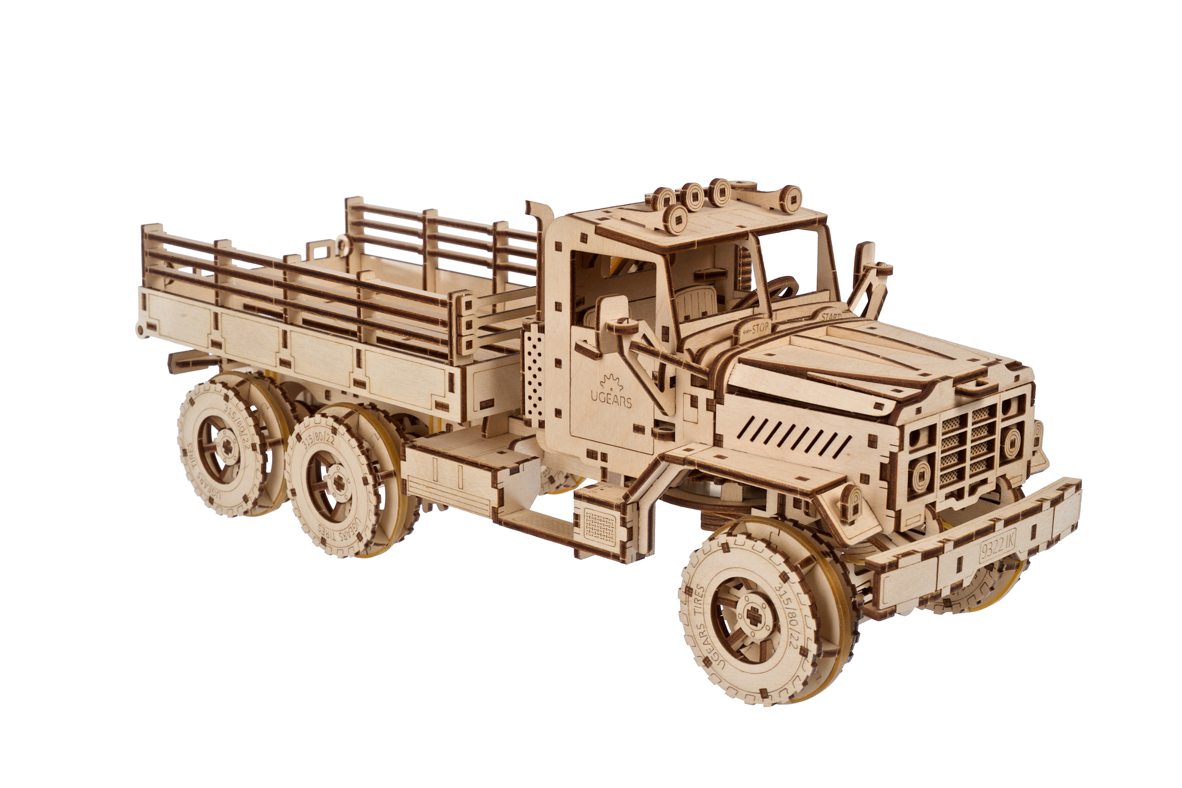 U-Gears Cargo Truck mechanisch houten bouwpakket