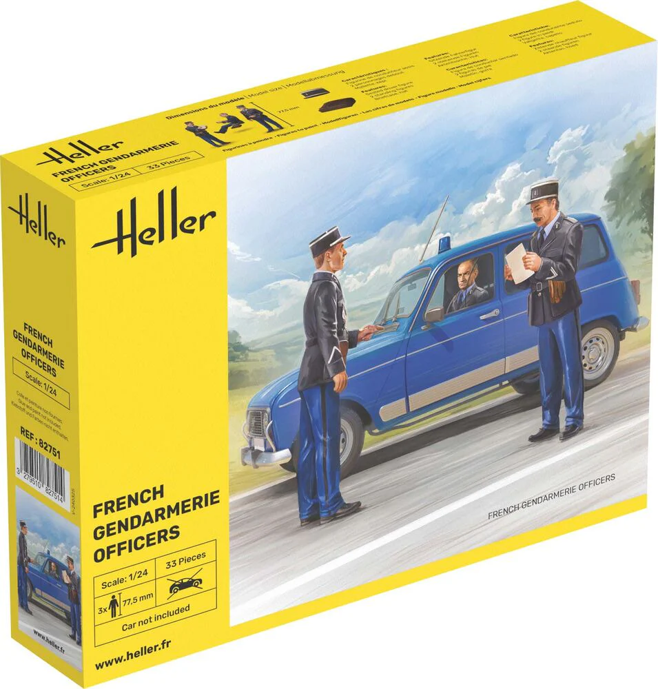 Heller French Gendarmerie Officers 1/24