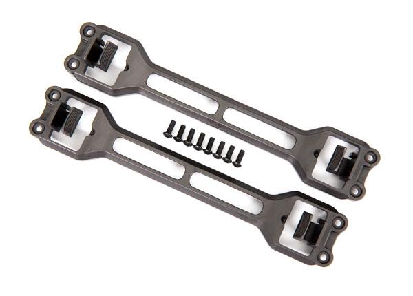 Traxxas Latch body mount (2)/ 3x8 BCS (8)