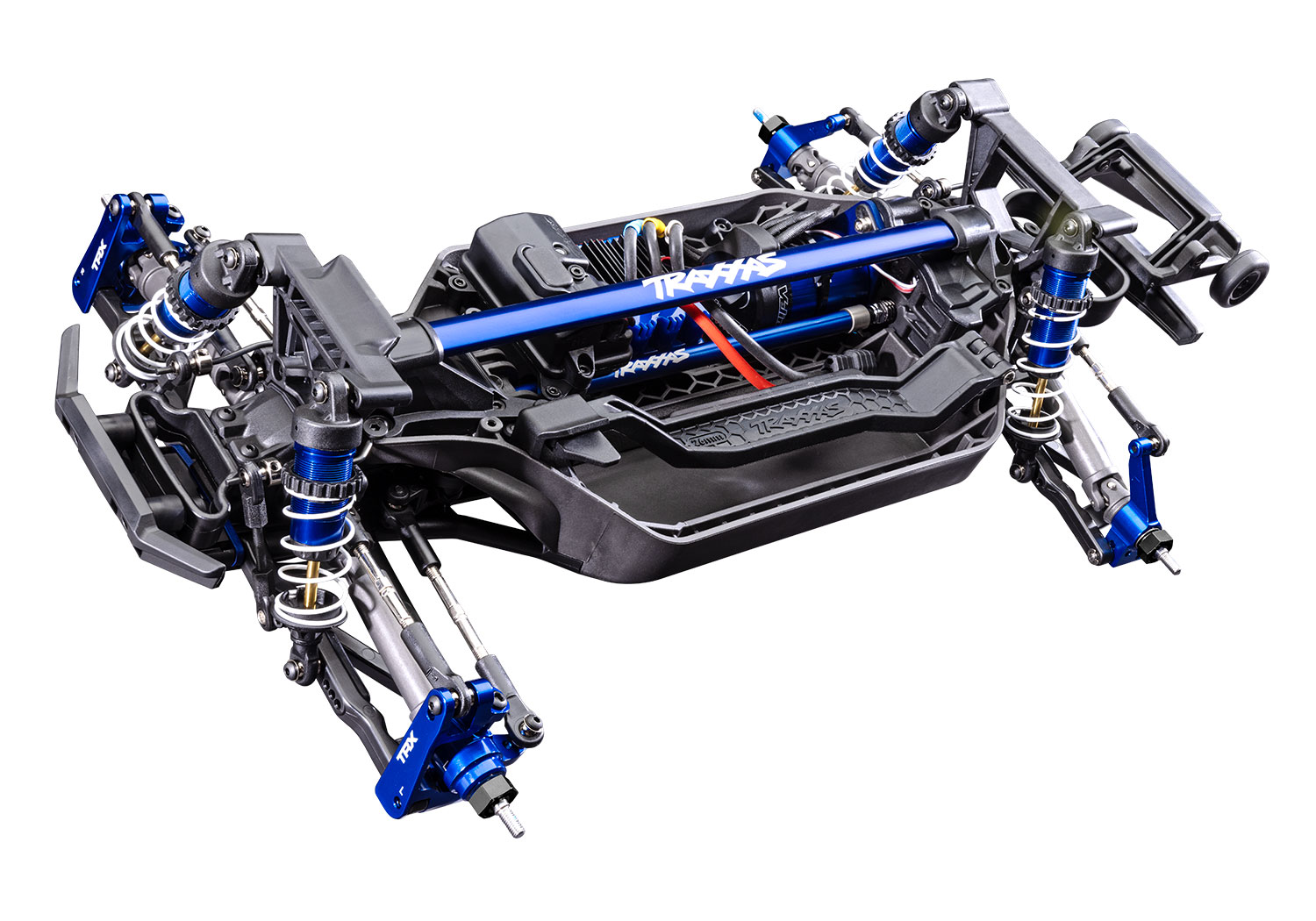 Traxxas Rustler 4X4 VXL ULTIMATE TQi TSM High-Performance Brushless Stadium Truck 1/10 Blue