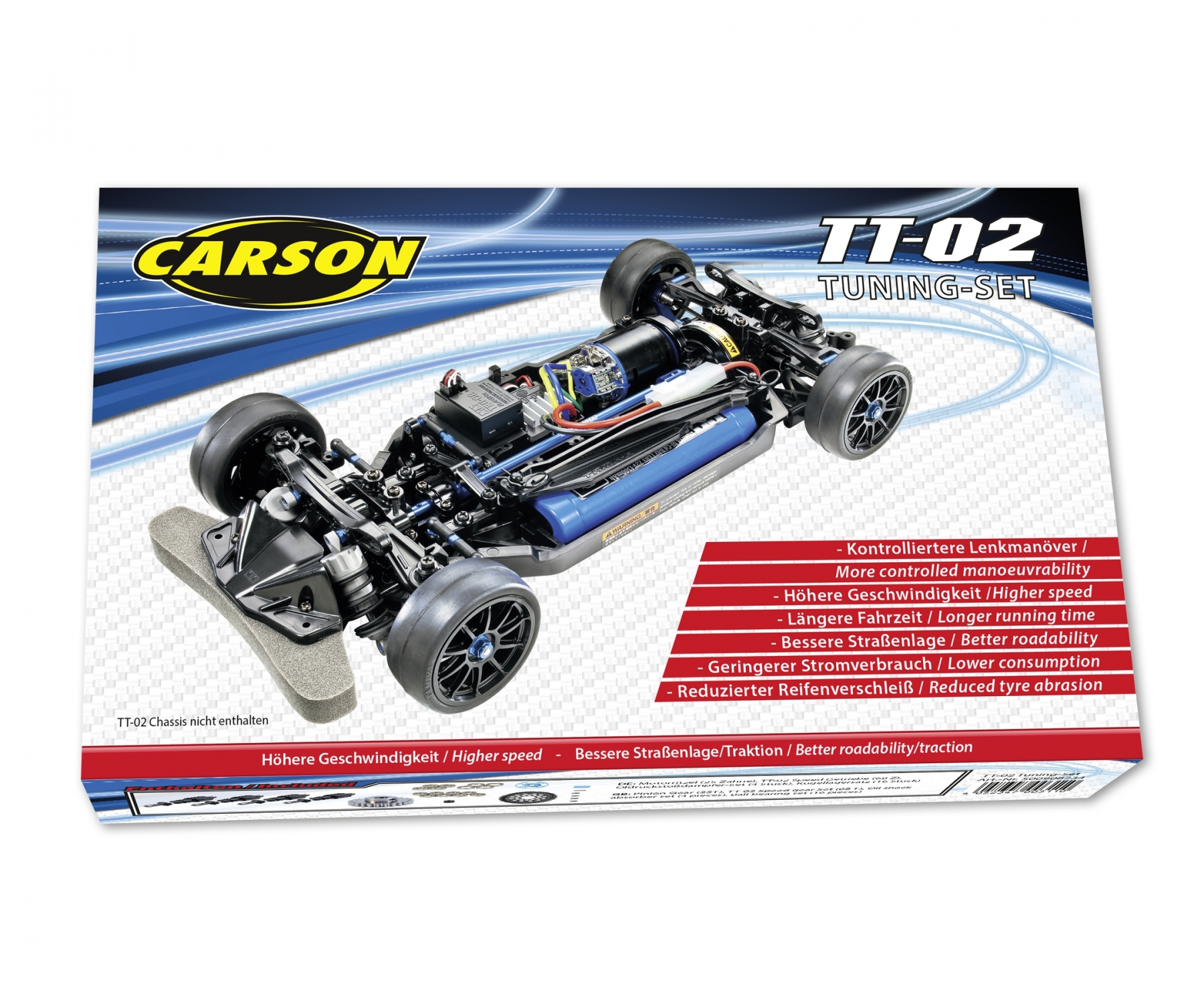 Carson Tuning set voor Tamiya TT-02 Chassis