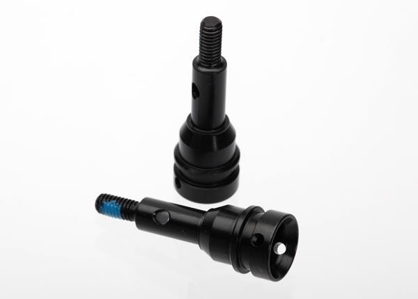 Traxxas Stub axle, front, 6mm (steel-splined constant-velocity driveshaft) (2)