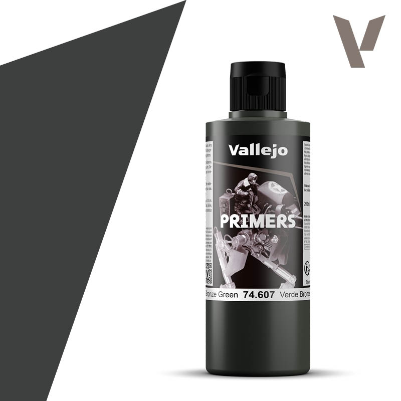 74607 Vallejo Surface Primer UK Bronze Green 200ml