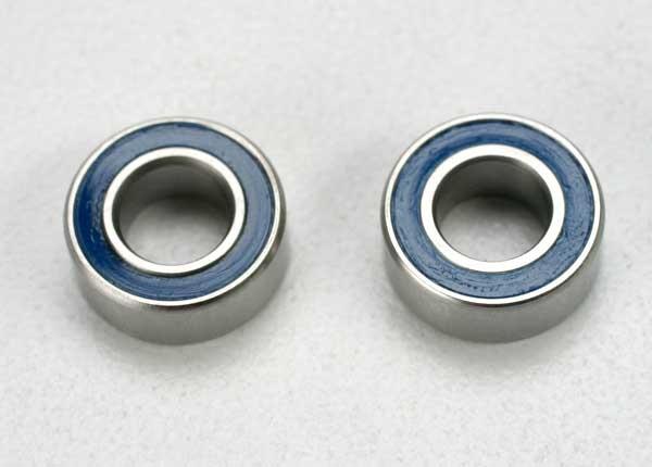 Traxxas Ball Bearings blue rubber sealed (5x10x4mm) (2)