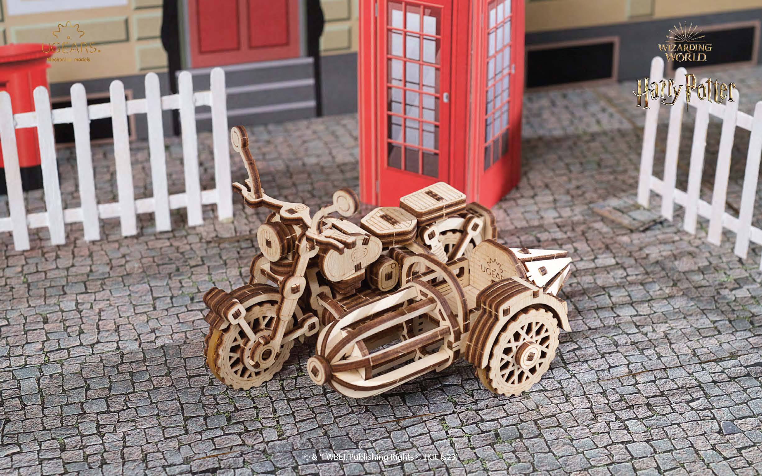 U-Gears Hagrid's Flying Motorbike™ mechanisch houten bouwpakket