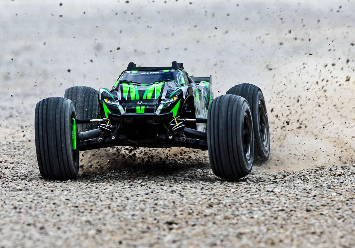 Traxxas Rustler 4X4 VXL ULTIMATE TQi TSM High-Performance Brushless Stadium Truck 1/10 Green