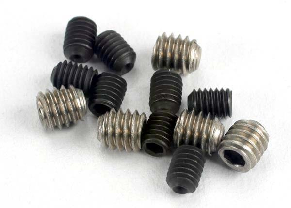 Traxxas Set (grub) screws 3x4mm (8)/ 4x4mm (stainless) (4)