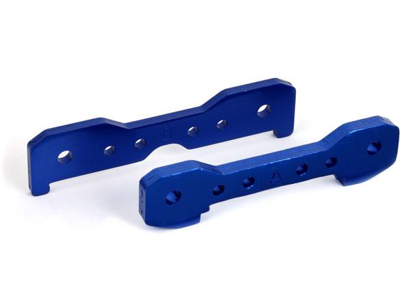 Traxxas Tie bars front 6061-T6 aluminum (blue-anodized)