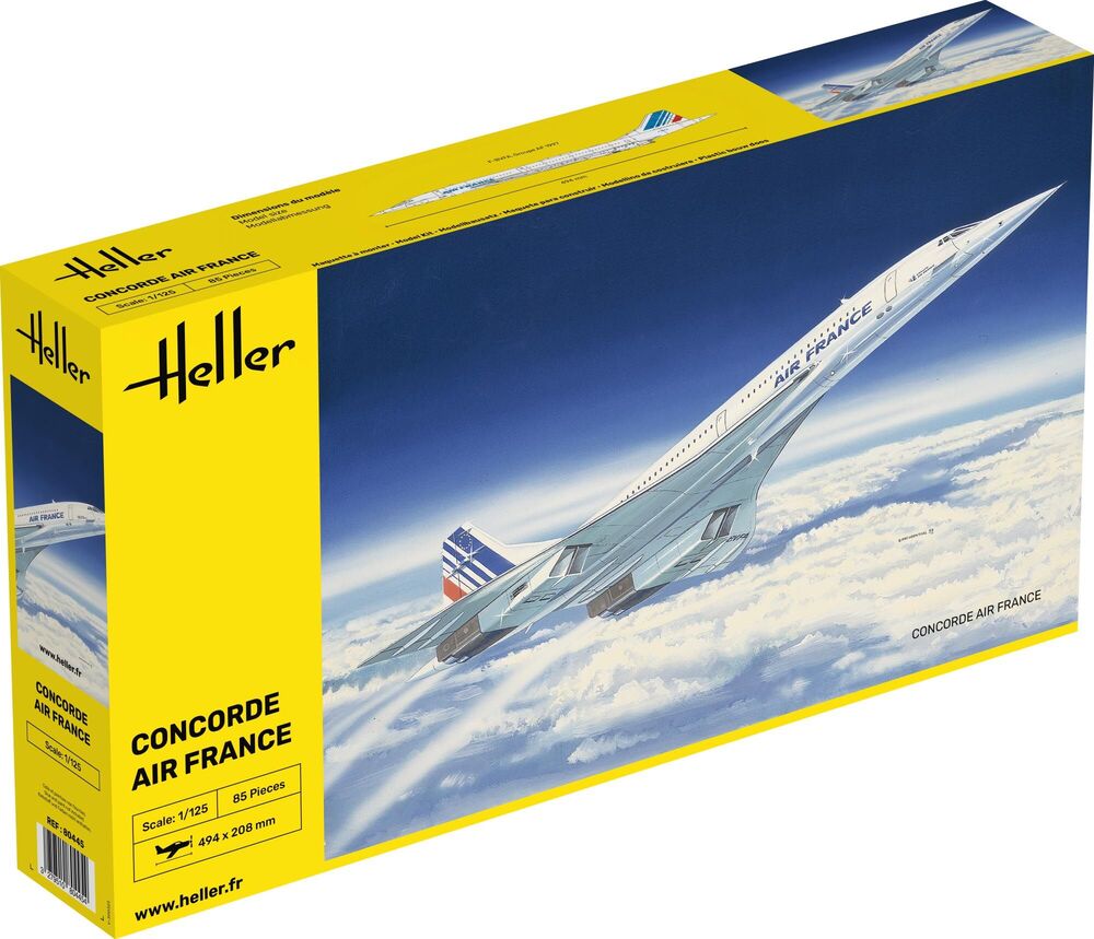 Heller Concorde Air France 1/125