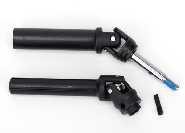 Traxxas Driveshaft assembly, rear, heavy duty (1) (left or right) (fully assembled, ready to install)/ screw pin (1)