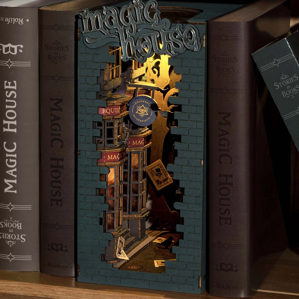 Rolife Book Nook & Wonderland Magic House