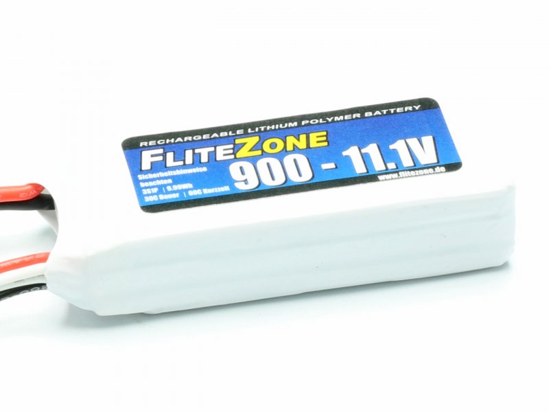 Flitezone 11.1 Volt 900mAh LiPo Accu